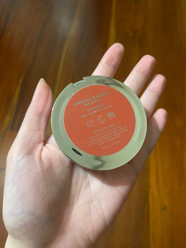 Issy Creme Cheek Blush Savage (Category: Makeup) located in Angeles City. Submitted by hellobeev (Listing ID 1352129124, Image 2). Description: Issy Creme Cheek Blush Savage SWATCHED ONLY , box not included anymore rfs - not my shade mop - gcash mod - j&t.