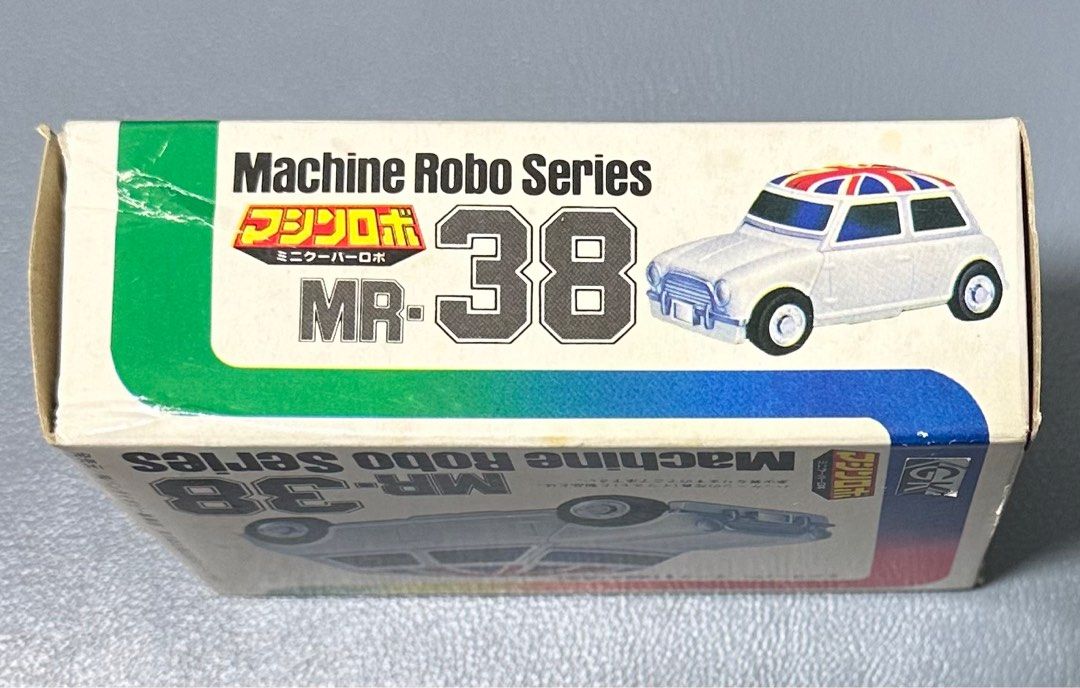 昭和レトロ レア 1984年製 バンダイ マシンロボ MR-38 ミニクーパー