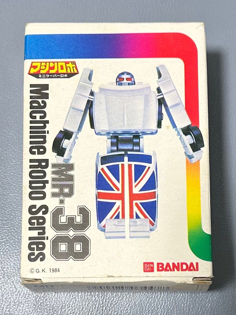 昭和レトロ レア 1984年製 バンダイ マシンロボ MR-38 ミニクーパー