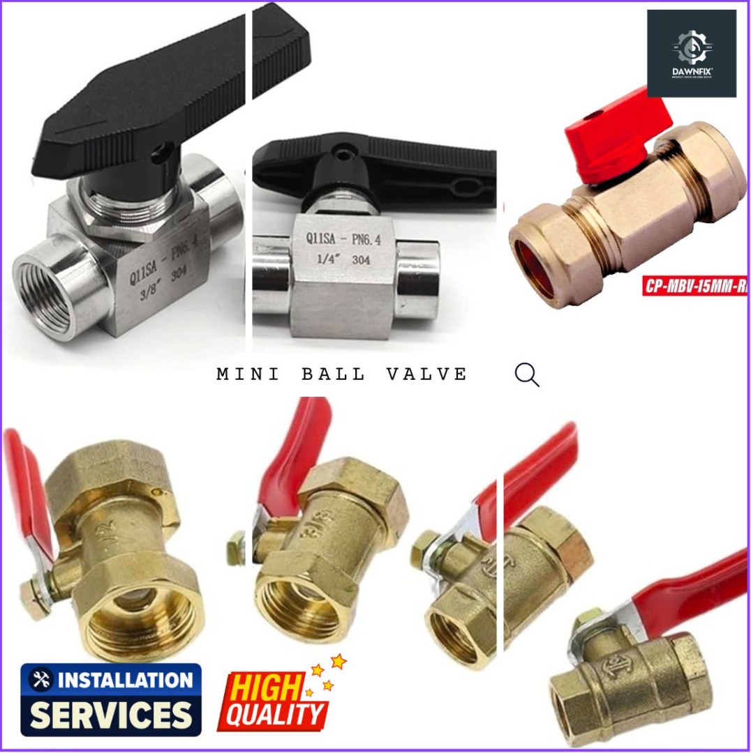 Mini Ball valve | On Off Valve | Water Control Valve | Replacement ...