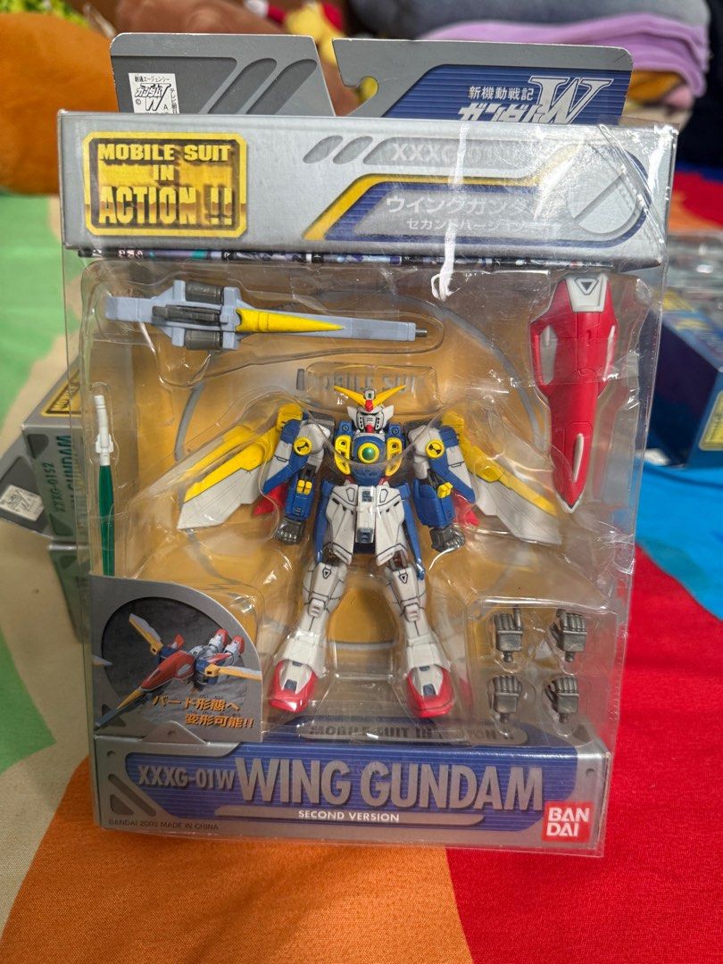 Msia gundam wing (Category: Gundam & Model Kits) located in Caloocan City. Submitted by stanivers30 (Listing ID 1351983334, Image 2). Description: Msi a gundam wing Set of 5 All are misb Except wing gundam ( broken box and plastic) But the gundam is good Price: 15,000 as set only Meetup: sm grand central caloocan onyl Shipping: lalamove, lbc , grab Buyer cost I can give discount on sure buyer Actual picture.