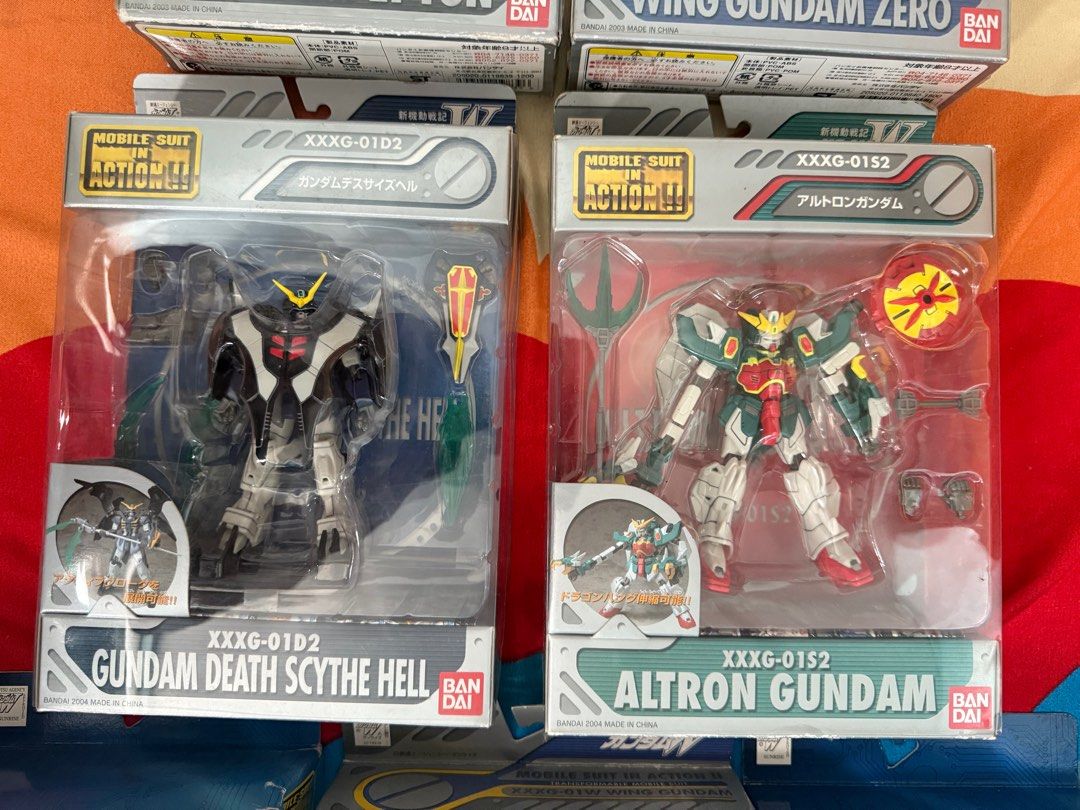 Msia gundam wing (Category: Gundam & Model Kits) located in Caloocan City. Submitted by stanivers30 (Listing ID 1351984509, Image 1). Description: Msi a gundam wing altron & deathscyth hell Misb Selling as set Price: 7,000 I can give discount on sure buyer Meetup: sm grand central caloocan Shipping: lalamove grab lbc Buyer cost Actual pic.