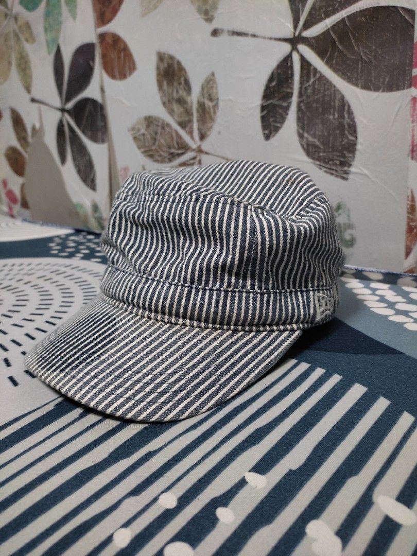 New Era Pinstriped Cap (Category: Caps & Hats) located in Calamba. Submitted by vnlaron (Listing ID 1352082915, Image 2). Description: New Era Pinstriped Cap Issue: None.