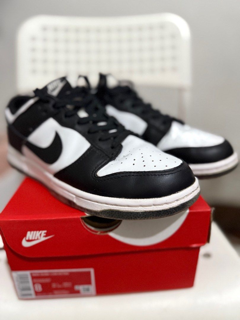 Nike Men Dunk Low Retro Panda US 8 (Category: Sneakers) located in Makati City. Submitted by svnshinemarie (Listing ID 1352000353, Image 1). Description: Nike Dunk Low Retro Panda - Second Hand Size 8 US Men with box with sole protector - can be as good as brand new once removed .