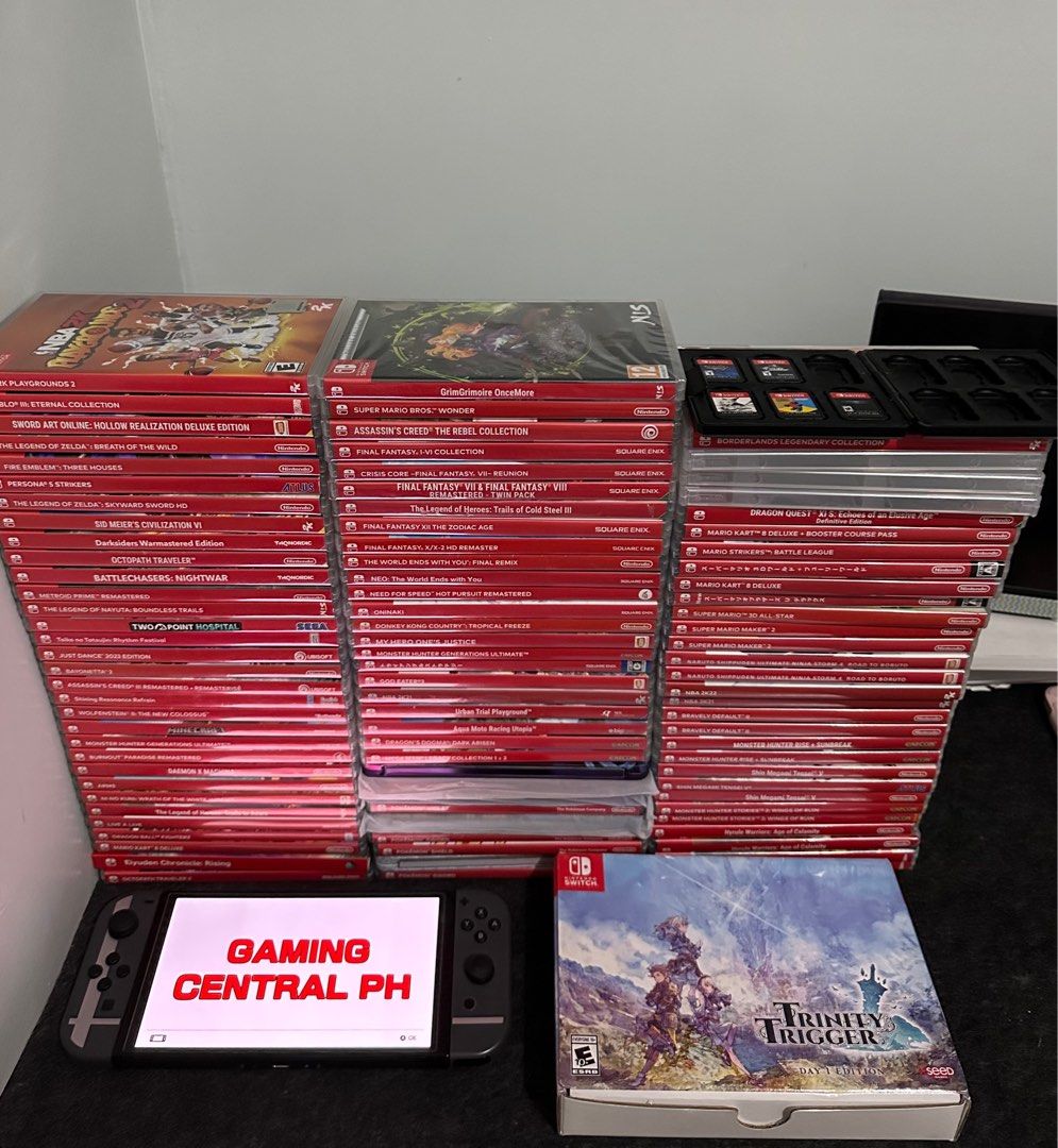 Nintendo Switch Games for SALE (Category: Nintendo) located in Narra. Submitted by gamingcentralph (Listing ID 1352018289, Image 1). Description: Hey, guys! More than 2 weeks na pala tayong walang for sale na post. Here pala yung updated list ng Nintendo Switch games natin. This is updated today Feb, 9 2025. BUY 3 Items = FREE Shipping 1-2 Switch (with case, no cover art) 1,200 ARMS 1,500 Assassins Creed 3 800 Assassins Creed Rebel Collection 1,0
