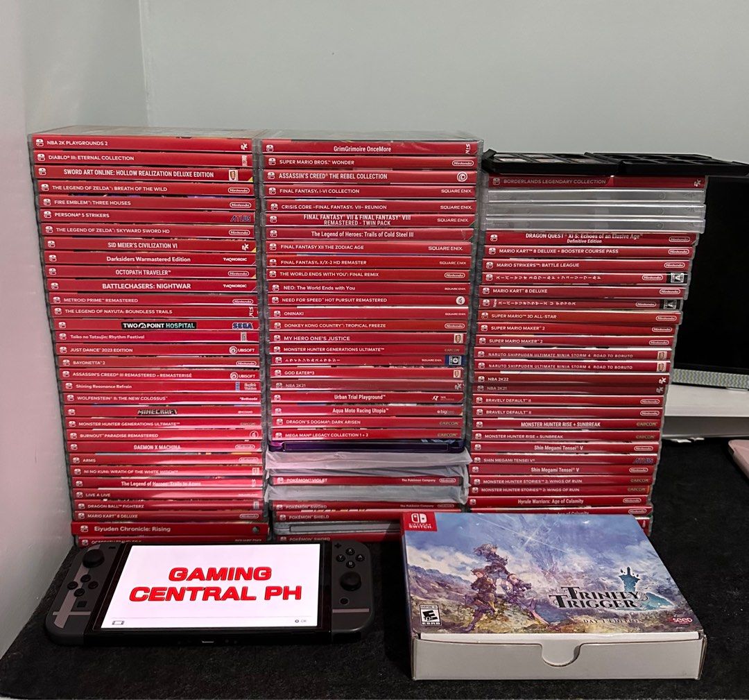 Nintendo Switch Games for SALE (Category: Nintendo) located in Narra. Submitted by gamingcentralph (Listing ID 1352018289, Image 2). Description: Hey, guys! More than 2 weeks na pala tayong walang for sale na post. Here pala yung updated list ng Nintendo Switch games natin. This is updated today Feb, 9 2025. BUY 3 Items = FREE Shipping 1-2 Switch (with case, no cover art) 1,200 ARMS 1,500 Assassins Creed 3 800 Assassins Creed Rebel Collection 1,0