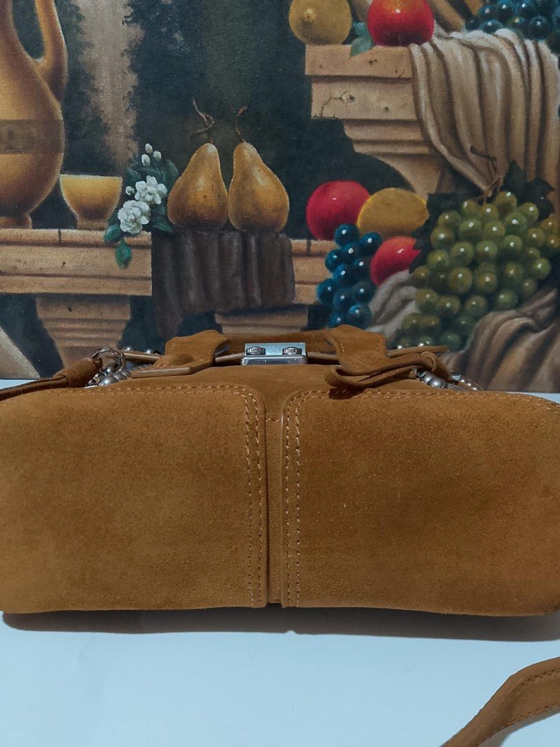 Philip Lim 3.1 Mini Pashli Satchel (Category: Luxury Bags & Wallets) located in Muntinlupa City. Submitted by phbudgetluxuryfinds (Listing ID 1233433441, Image 3). Description: You are buying an Authentic 100% Philip Lim bag. Excellent Condition. Dark Mustard color, suede leather. Size: Base length: 8.50 in Height: 7.50 in Width: 3.00 in Drop: 2.25 in Drop: 18.50 in Comes With Strap Luggage loop (dust bag original).