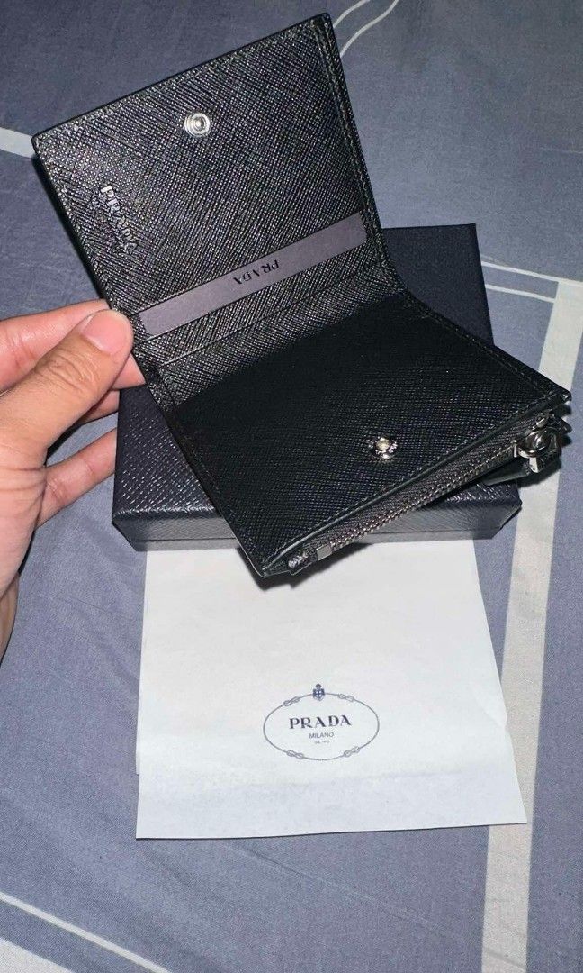 PRADA WALLET (Category: Luxury Bags & Wallets) located in Manila. Submitted by solmeranodaniel (Listing ID 1352110864, Image 3). Description: Selling my BNEW PRADA Full Wallet Bought it from Greenbelt Prada Store With box, authenticator cards and prada paper bag you can verify it at prada store. I have the Orig Receipt but i can give you a scan copy of it. Negotiable for sure buyer pass to lowballer San Pedro Laguna Area Meet up at Alabang Town C