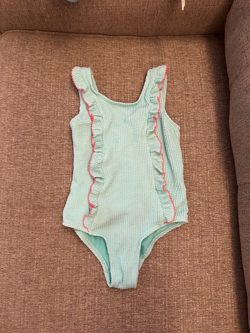 Primark cares teal swimsuit 4-5T (Category: Babies & Kids Fashion) located in Quezon City. Submitted by skinmd (Listing ID 1351993216, Image 1). Description: Used once.