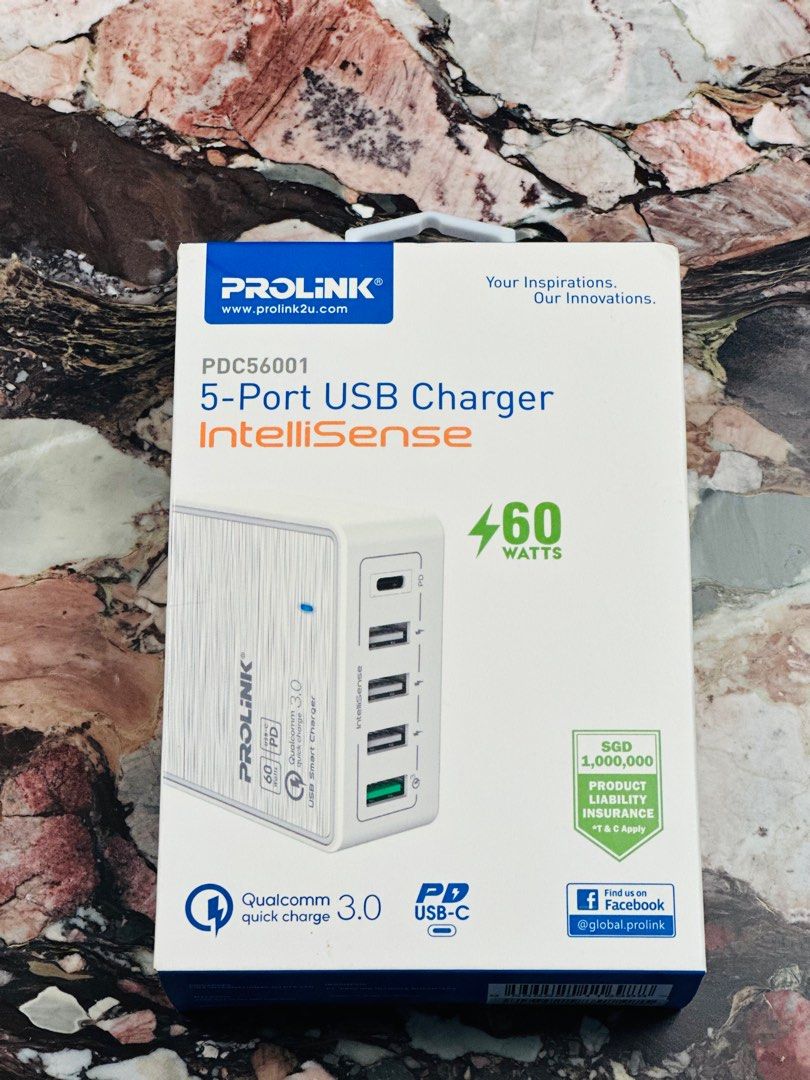 Prolink 5-Port USB Charger406109734170142720