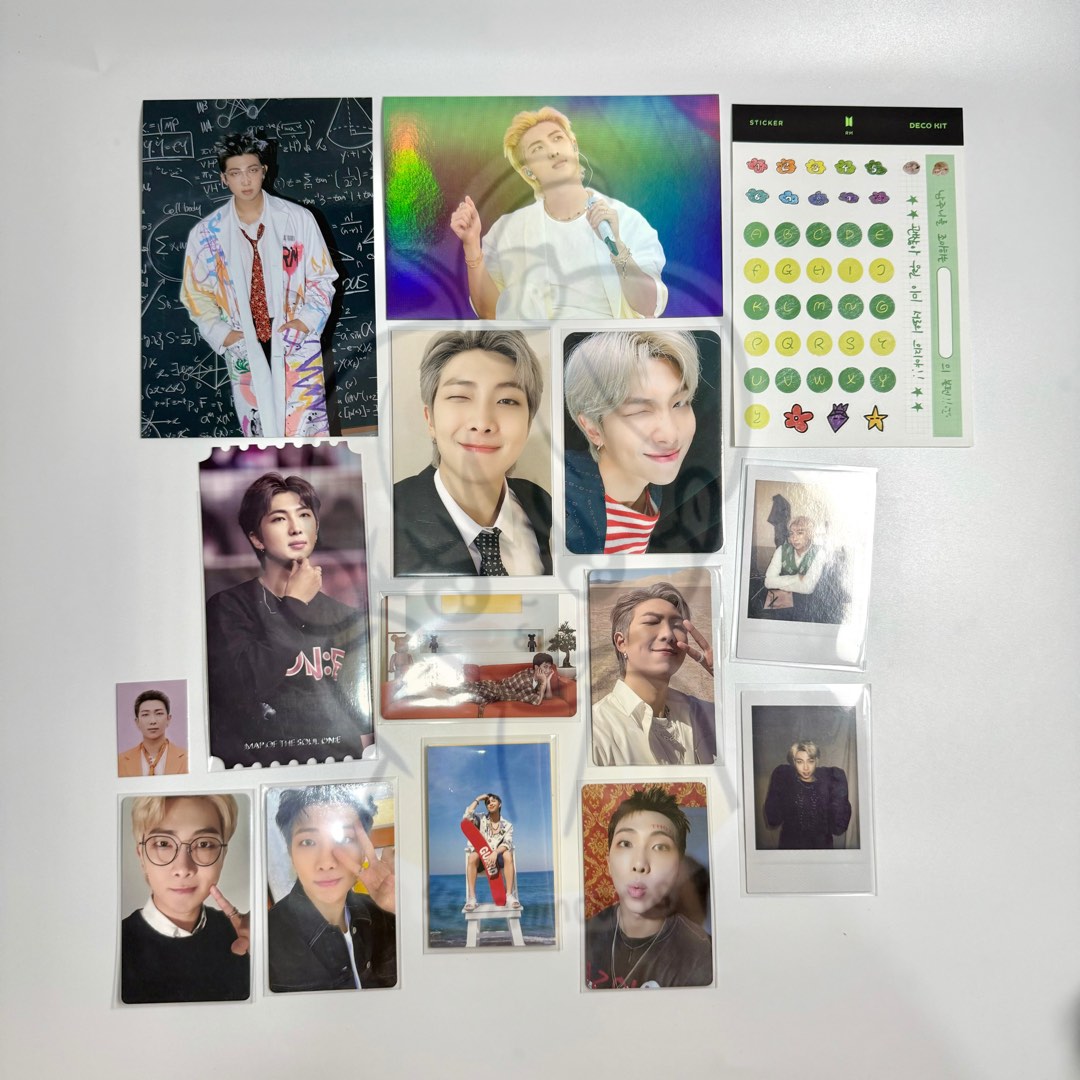 RM Namjoon BTS Set Decluttering Photocard Postcard wts lfb ph be deluxe ...