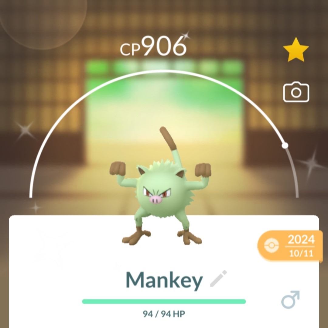 Shiny Mankey 2024 Pokémon GO, Video Gaming, Video Games, Others on ...