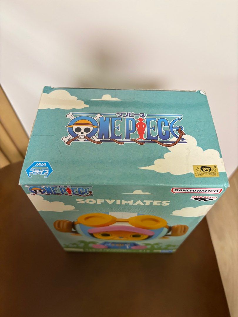 SOFVIMATES CHOPPER （分類：設計師玩具及盲盒）位於 Hong Kong。 由 loloying 提交（商品編號 1351967764，圖片 2）。簡介： ONE PIECE SOFVIMATES CHOPPER EGGHEAD VER. 蛋頭島 盒會有少少唔靚仔 但未開封 夾於娃娃機 只限面交！！！。