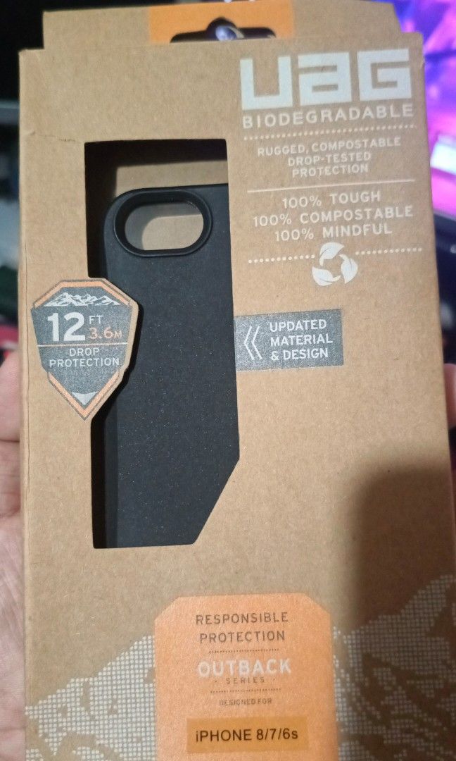 UAG Bio Outback case for iPhone 6/7/8 (Category: Cases & Sleeves) located in Mandaluyong City. Submitted by bennyj213 (Listing ID 1351997214, Image 1). Description: Brand new Never used Fit for models 6/7/8 for iphone Lalamove pickup for same day delivery Meetups for Betterliving area only.