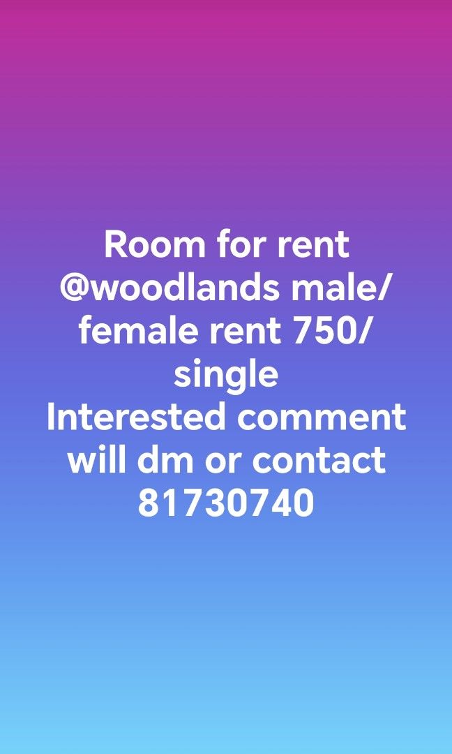 607 Woodlands Ring Road632277571700491129