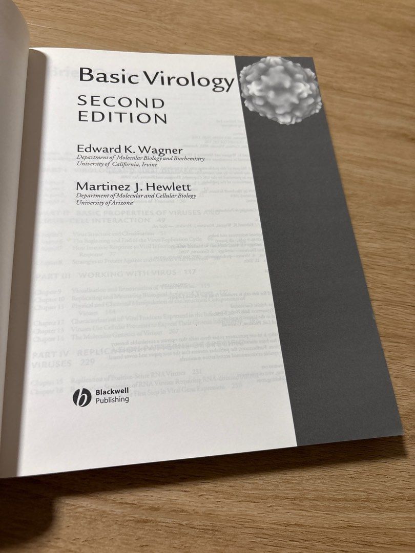 Basic Virology (Category: Textbooks) located in Singapore. Submitted by merique84 (Listing ID 1355792339, Image 2). Description: .
