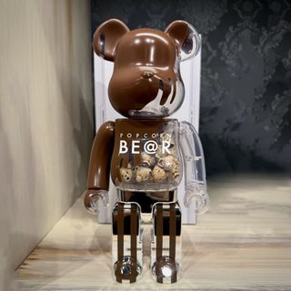 MEDICOM TOY - BE@RBRICK POPCORN BE@R Chocolate Ver. 400％