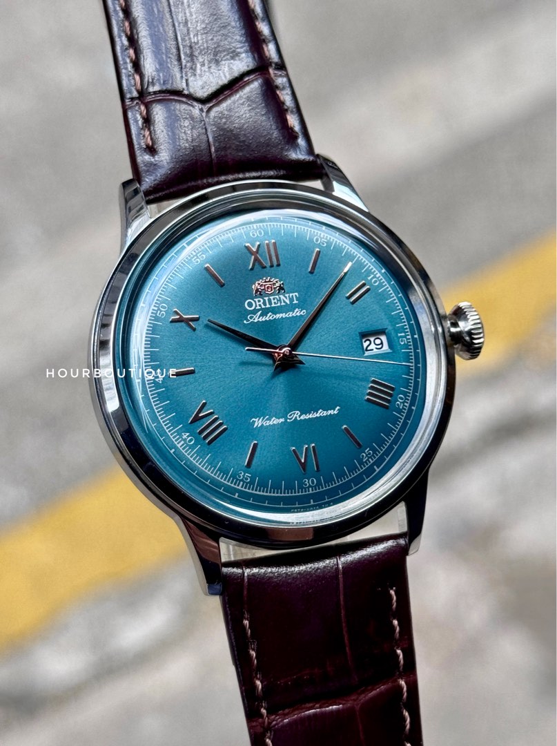 Brand New Orient Bambino Green Dial Automatic 40mm Watch RA