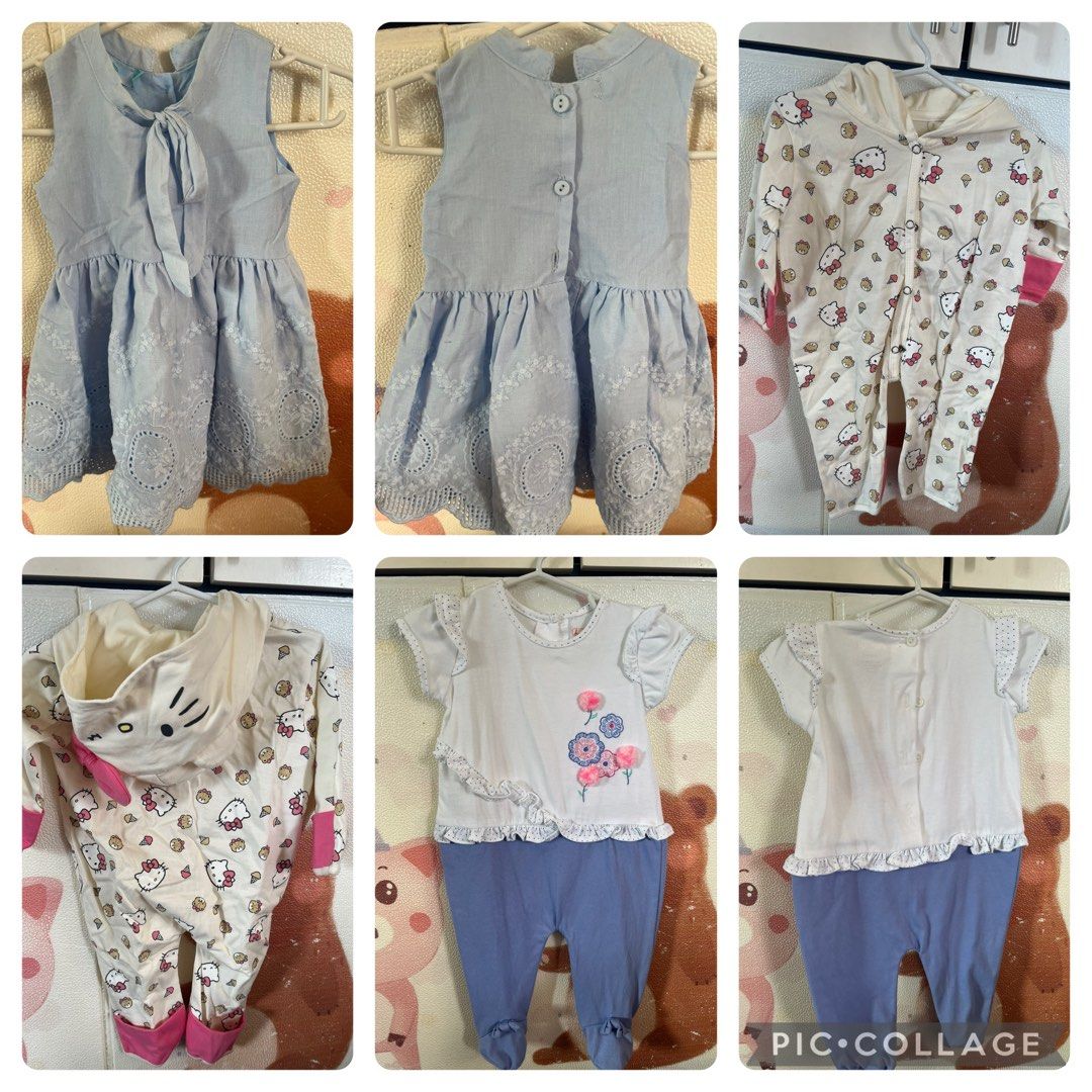 Bundle baby outfit/dress (Category: Babies & Kids Fashion) located in Manila. Submitted by lars13 (Listing ID 1355709716, Image 1). Description: Bundle of 3 3-6Months Pasig Pickup.