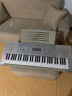 Casio silver electronic keyboard