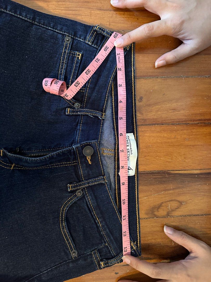 Dark Blue Denim Pants (Category: Jeans) located in Mariveles. Submitted by declutterwithina (Listing ID 1355675618, Image 2). Description: Mid waist Not faded Super Skinny Jeans LBC or J&T delivery during weekends.
