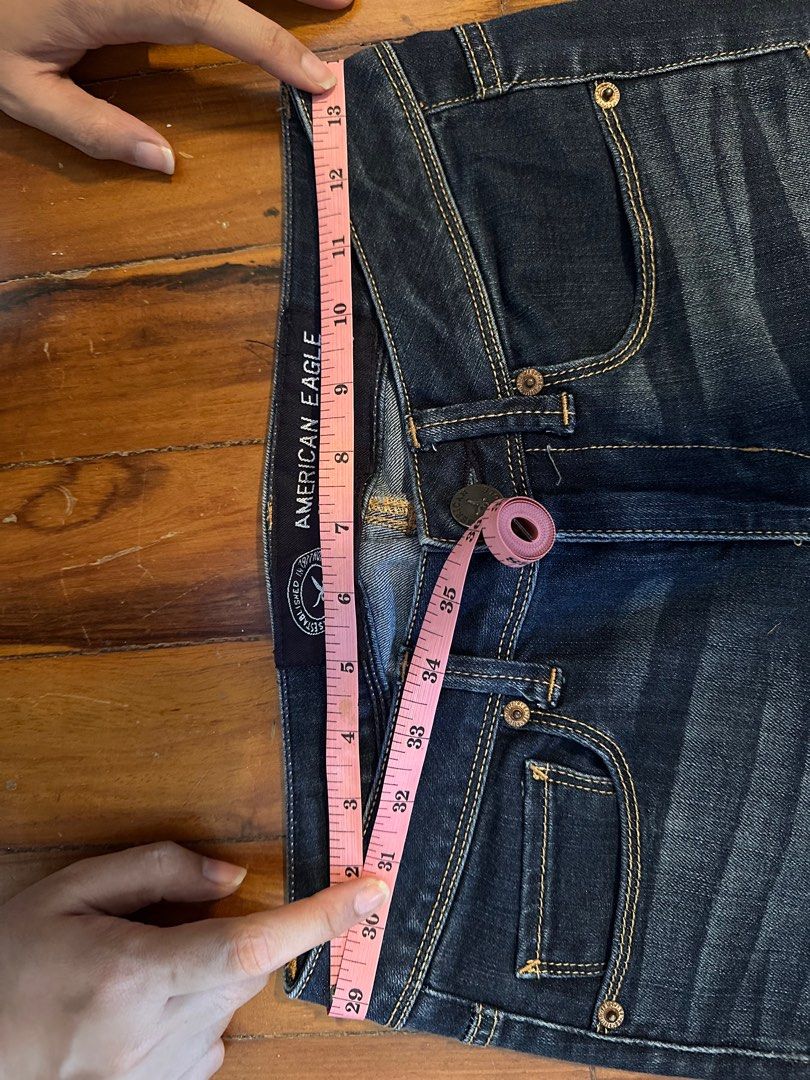 Dark Blue Denim Pants 2 (Category: Jeans) located in Mariveles. Submitted by declutterwithina (Listing ID 1355675900, Image 2). Description: Mid waist Not faded Skinny Jeans LBC or J&T delivery during weekends.