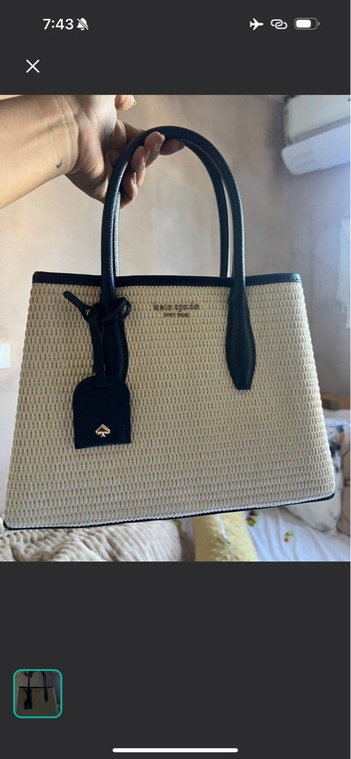 Eva Straw Bag Elegant Kate Spade japan bought (Category: Luxury Bags & Wallets) located in Cavite. Submitted by prelovedsbyanneb (Listing ID 1355762905, Image 1). Description: No issue Like new cond Kate spade orig Nabili sa Japan imus loc.