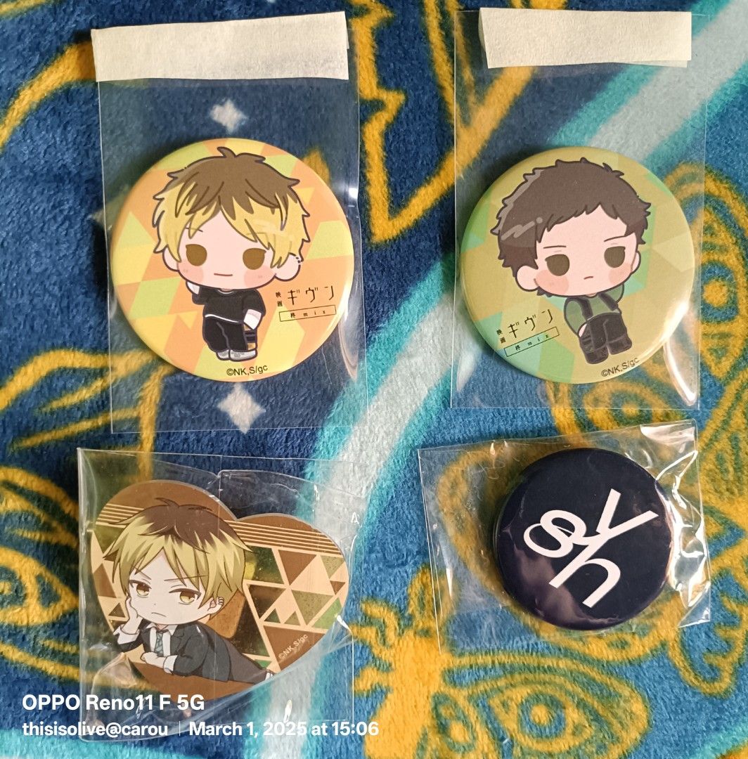Official GIVEN / syh Mixed Bundle Exclusive merch (Category: Other Merchandise) located in General Trias. Submitted by thisisolive (Listing ID 1355760491, Image 1). Description: 🚨PLEASE READ DETAILS CAREFULLY BEFORE SENDING A MESSAGE🚨 🔔Confirmed TRANSACTIONS will be made every Saturday-Sunday, as I am always busy during schooldays. Thank you for understanding!🔔 📌MOP: G-CASH 📌MOD: Strictly LALAMOVE only (Shipping Fee and booking shouldered b