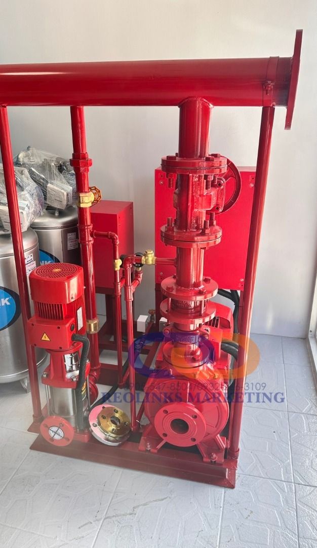 Fire pump package 30HP (Category: Construction Tools & Equipment) located in Quezon City. Submitted by reo_ma (Listing ID 1355721992, Image 2). Description: Fire Fighting Package Firepump 30HP with Jockey Pump 3HP, 3PH, 220/440v .