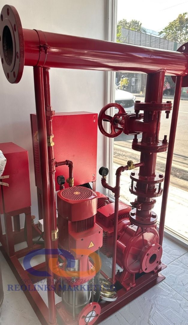 Fire pump package 30HP (Category: Construction Tools & Equipment) located in Quezon City. Submitted by reo_ma (Listing ID 1355721992, Image 1). Description: Fire Fighting Package Firepump 30HP with Jockey Pump 3HP, 3PH, 220/440v .