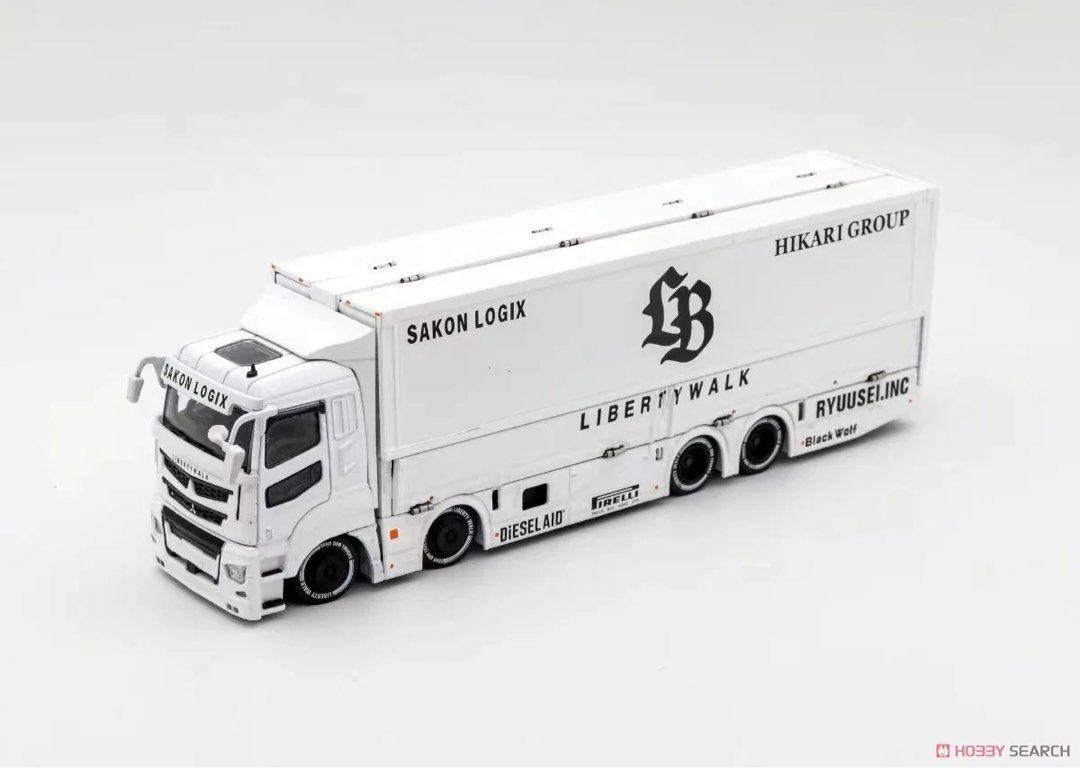 GCD 1:64 Liberty Walk LB-Trucks Mitsubishi Fuso Super Great