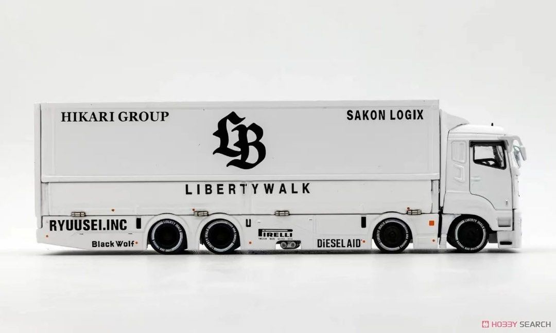 ミニカー LIBERTY WALK LB-TRUCKS 1:64 GCD 1:64 Liberty Walk LB-Trucks Mitsubishi Fuso Super Great