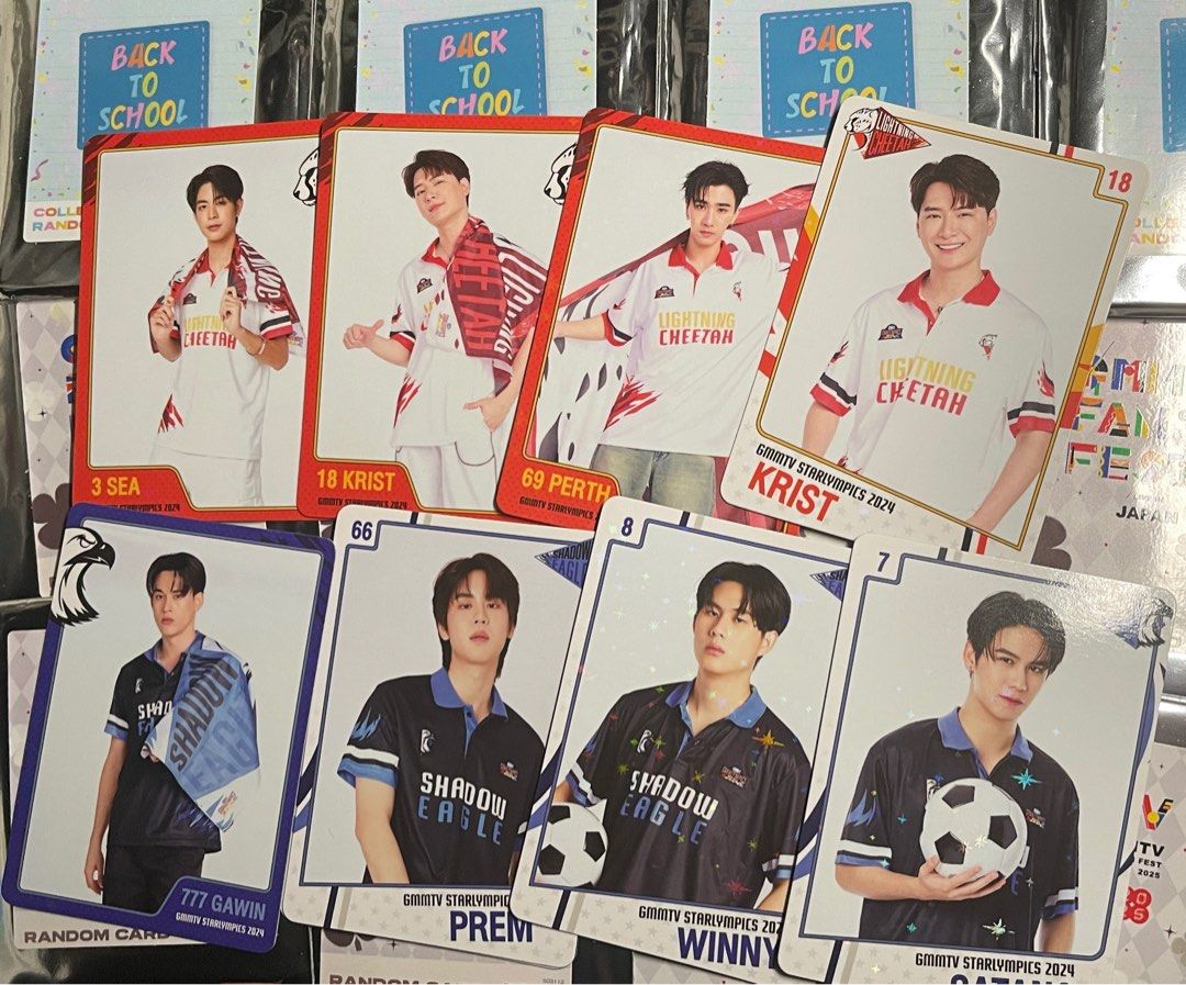 GMMTV STARLYMPICS 2024 BOYS RANDOM CARD JimmySea WinnySatang