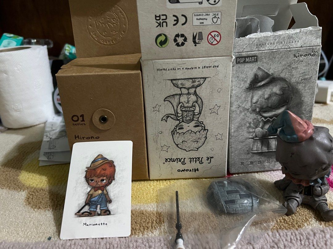 HIRONO TAKE ALL (Category: Designer & Blind Box Toys) located in San Fernando. Submitted by leonag (Listing ID 1355833775, Image 2). Description: 1500 take all 📍 Zambales TOO sealed LPP sealed Reshape opened.