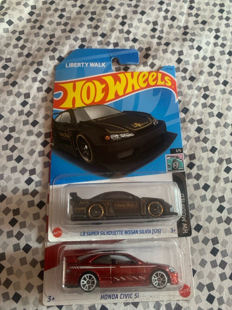 Hotwheels | nissan silvia LBWK & Honda Civic Si, Hobbies & Toys, Toys ...