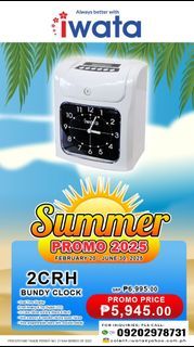 IWATA ANALOG BUNDY CLOCK 2CRH
