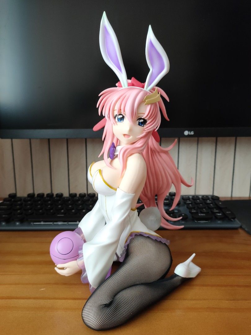 Lacus Clyne Bunny 1/4 Scale Anime Game Figure Gundam Seed (Category: Toy Figures) located in Singapore. Submitted by utilityexchange (Listing ID 1355734576, Image 2). Description: Collection Point: 527 Hougang Ave 6 Lift B Lobby Character: Lacus Clyne Bunny Gundam Seed Height: Around 29cm Width Around 18cm Scale Ratio: 1/4 Origin / Studio: 3rd Party Maker Special Notes: If you are particular on perfect workmanship in figures, this product may not