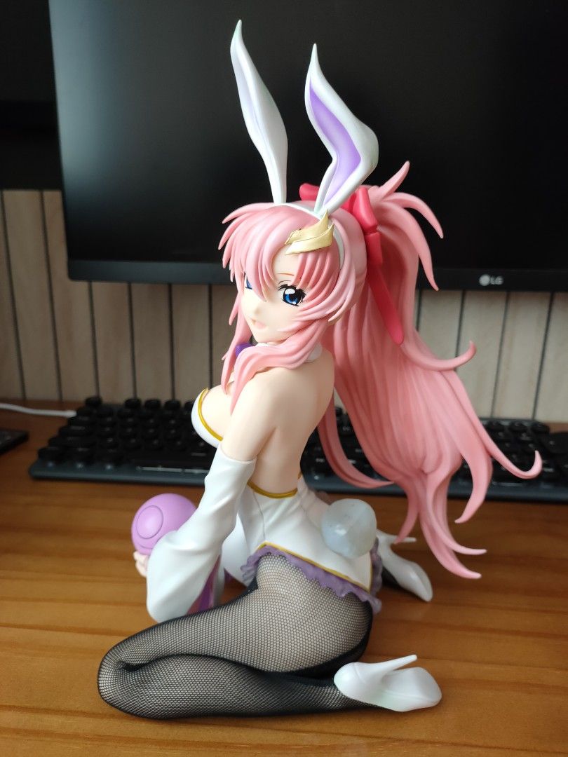 Lacus Clyne Bunny 1/4 Scale Anime Game Figure Gundam Seed (Category: Toy Figures) located in Singapore. Submitted by utilityexchange (Listing ID 1355734576, Image 3). Description: Collection Point: 527 Hougang Ave 6 Lift B Lobby Character: Lacus Clyne Bunny Gundam Seed Height: Around 29cm Width Around 18cm Scale Ratio: 1/4 Origin / Studio: 3rd Party Maker Special Notes: If you are particular on perfect workmanship in figures, this product may not
