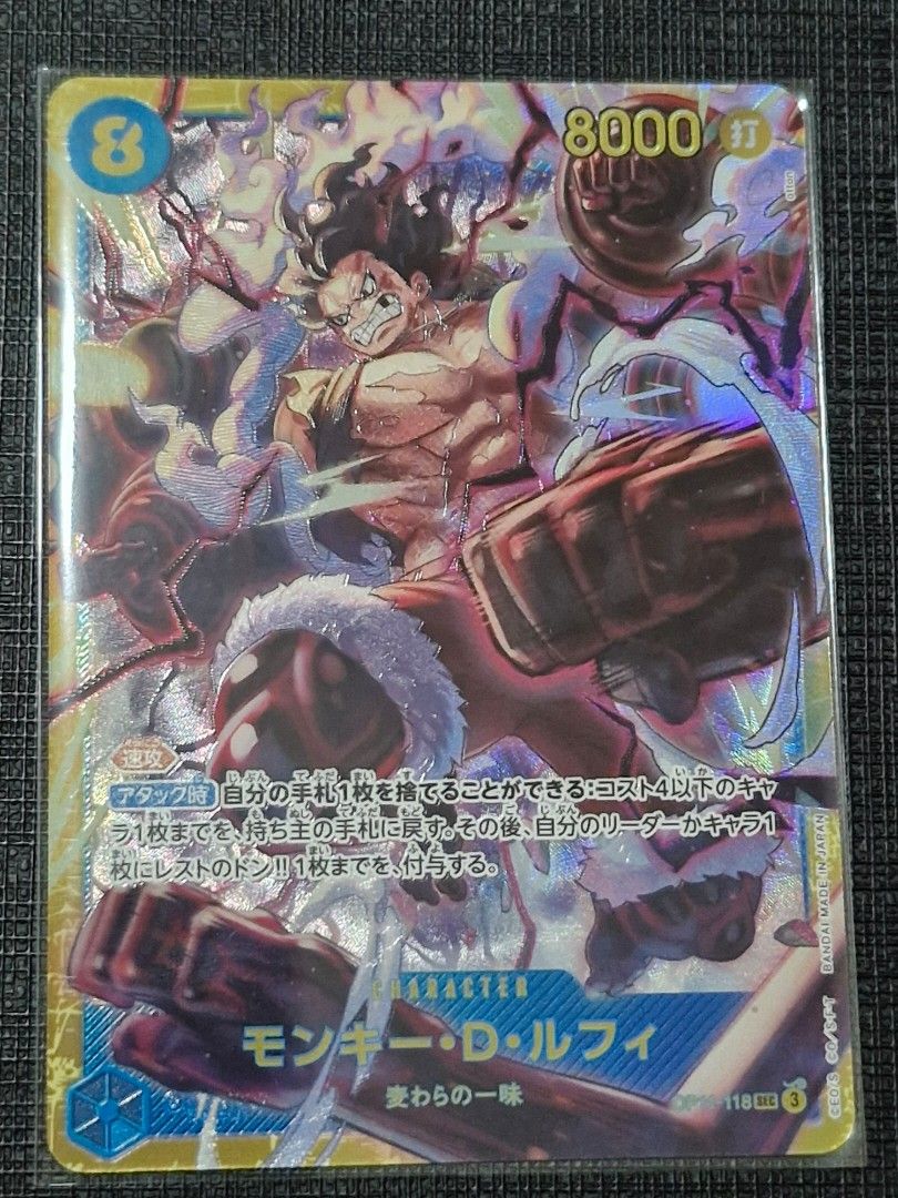 luffy sec secret rare op-11 (op11), Hobbies & Toys, Toys & Games on  Carousell