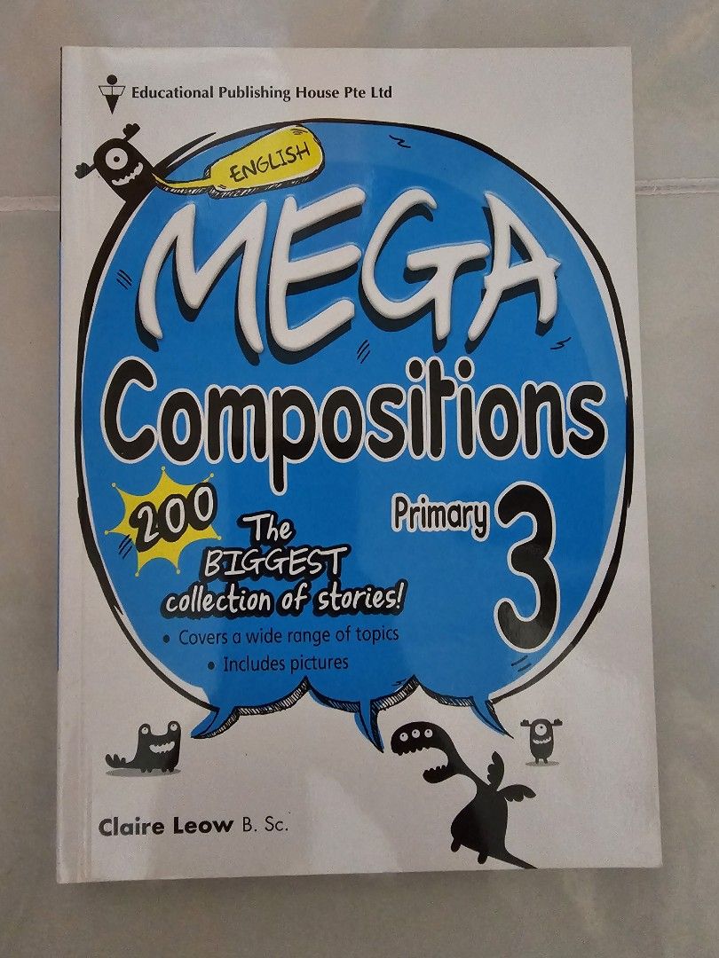 Mega Composition (Primary 3) (Category: Assessment Books) located in Singapore. Submitted by s.h.i.n.i.n.g.s.t.a.r (Listing ID 1355652202, Image 1). Description: Almost New Assessment Book – Great Deal! Selling an almost new assessment book! Hardly used. Perfect for anyone looking for a quality book at a lower price. Not for fussy buyers. First come, first served. PM for details!.