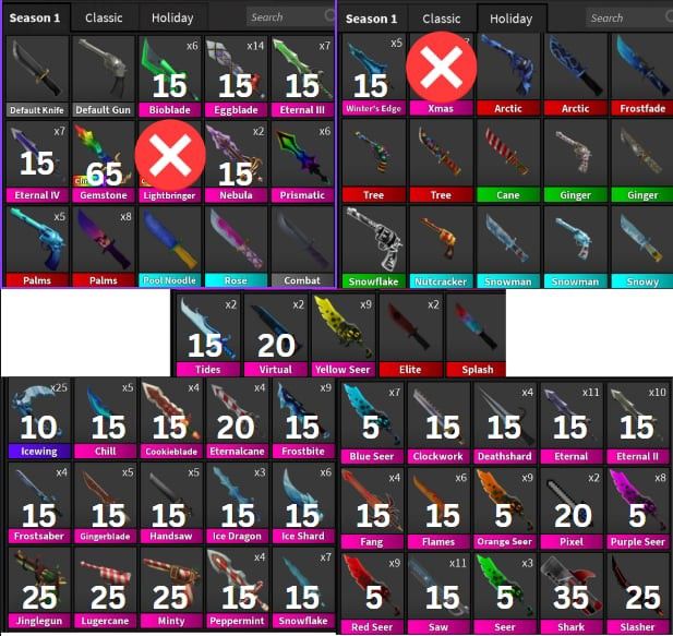 Mm2 godlies (Category: Others) located in Manila. Submitted by carlpopoyp21709 (Listing ID 1355646241, Image 1). Description: .
