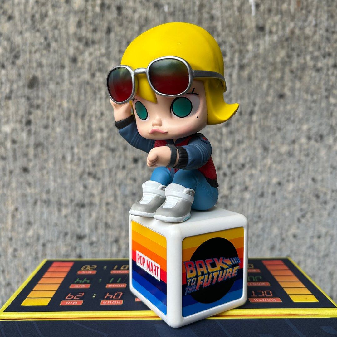 Pop Mart Molly Back to the Future Figure (Category: Designer & Blind Box Toys) located in Marikina City. Submitted by clarisse0802 (Listing ID 1355662689, Image 2). Description: Special release, rare find - bought in SG last Dec 2024 - Comes complete with box, card - In very good condition, placed in acrylic box for display - NO MEETUPS 📍 Concepcion dos, Marikina 💸 GCash / BPI QR 📦 Lalamove to be booked by buyer / J&T (scheduled).