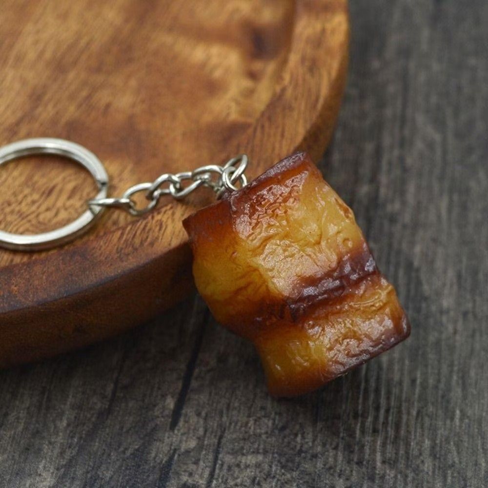 Readystock Roasted pork char siew Key Holder Funny Keychain, Women's ...