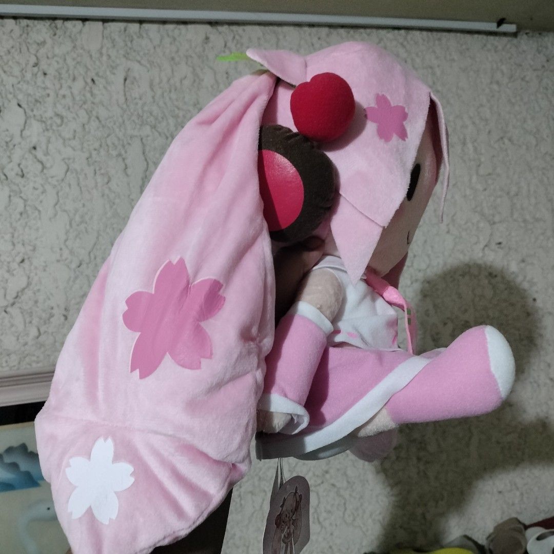 SEGA Sakura Hatsune Miku Plush (Category: Plushies & Soft Toys) located in Manila. Submitted by gorzuzofficial (Listing ID 1355828230, Image 2). Description: More or less 11" MOP: Gcash MOD: PBC/Lalamove/J&T.