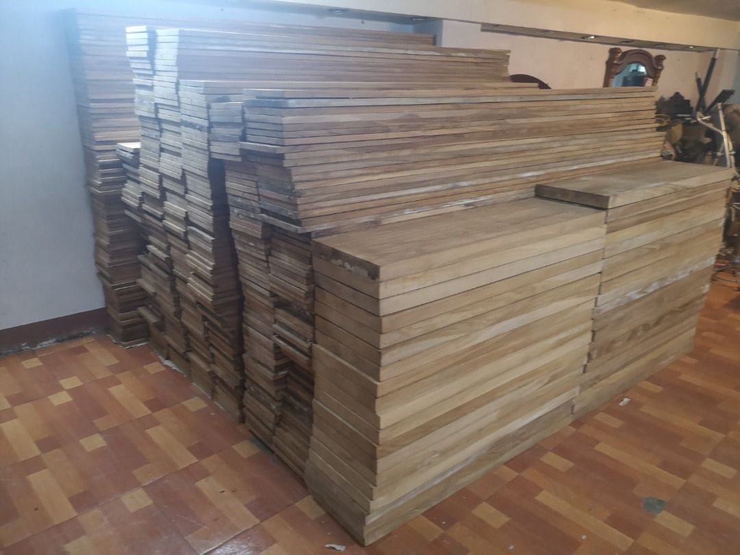 Solid Teak Wood Small Teak Plank 50 x 10 x 1cm (Category: Other Home Furniture) located in Quezon City. Submitted by tinedadulaaa01 (Listing ID 1355696312, Image 3). Description: ITEM: Solid Teak Wood Small Teak Plank 50 x 10 x 1cm (sold per piece) SERIES: Gold Teak Unfinished Series (Indoor Series) MAIN MATERIAL: Teak Wood (Tectona Grandis) FINISHING: Au naturel (No finishing), teak oil reinforcement prior to finishing is advised APPROXIMATE DIM