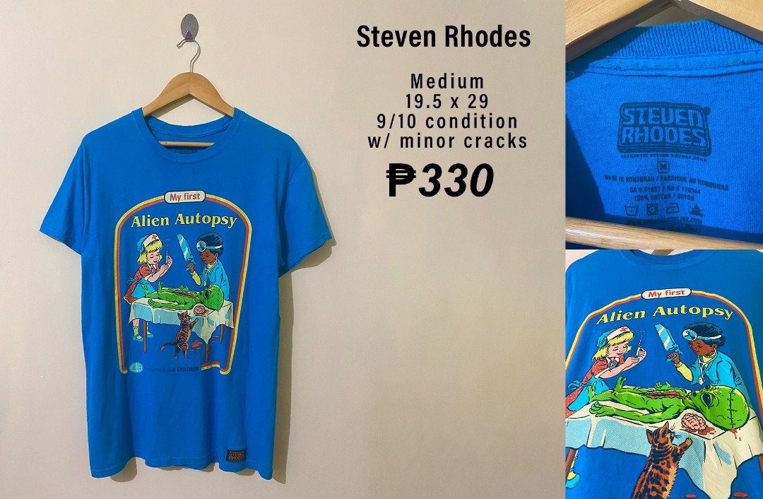 Steven Rhodes Alien Autopsy Shirt, Men's Fashion, Tops & Sets, Tshirts ...