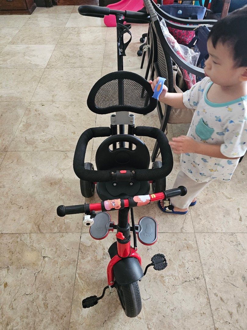 Stroller bike (Category: Strollers) located in Manila. Submitted by un.hoarding.momma (Listing ID 1355695320, Image 1). Description: Stroller bike lightly used for toddlers 1-3yrs old with safety belt READ FIRST, SAVE OUR TIME ❌️PASS SA BARAT, WILL NOT REPLY ❌️Scammer/s maryjoyy7378 aka. Mary Ann Tan will post her chat on all items for reference ❌️No Rushing ❌️Lalamove COD ✅️PAYMENT FIRST ONLY #2025declutter #toddlerbike #toddler 📍Location: 611 