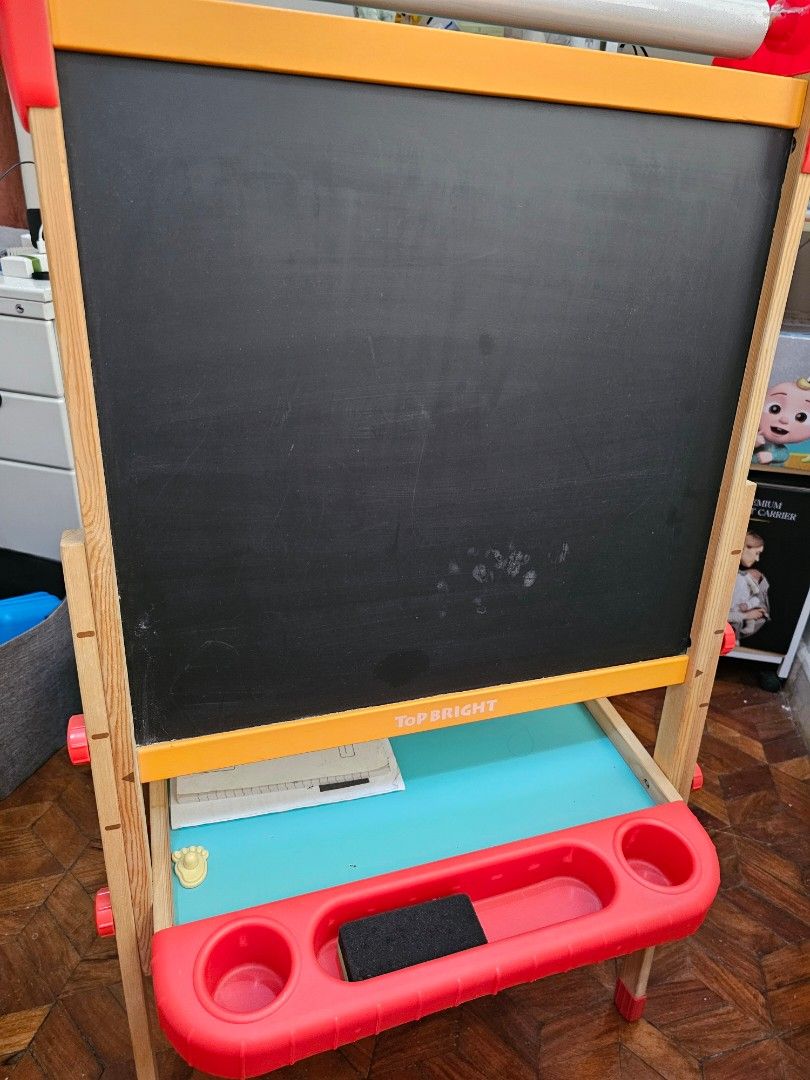 Topbright chalkboard and whiteboard (Category: Infant Playtime) located in Manila. Submitted by un.hoarding.momma (Listing ID 1355697218, Image 2). Description: Topbright chalkboard and whiteboard for toddler use. #Learning #writing #activities READ FIRST, SAVE OUR TIME ❌️PASS SA BARAT, WILL NOT REPLY ❌️Scammer/s maryjoyy7378 aka. Mary Ann Tan will post her chat on all items for reference ❌️No Rushing ❌️Lalamove COD ✅️PAYMENT FIRST ONLY #2025decl
