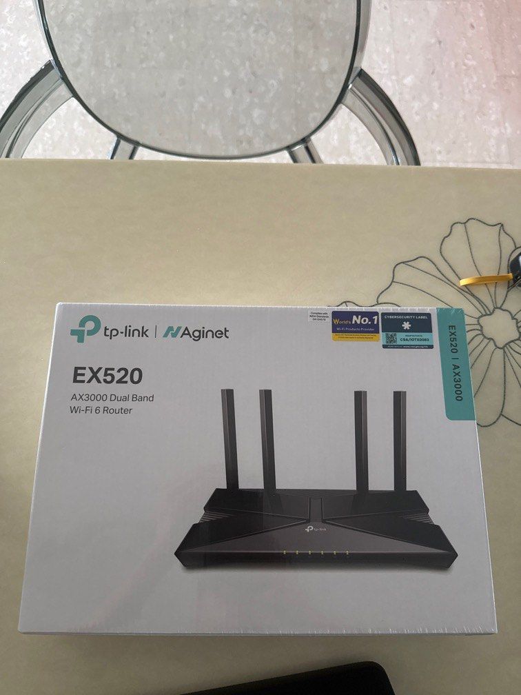 TP-link EX520 AX3000 Dual Band Wi-Fi 6 Router, Computers & Tech, Parts ...