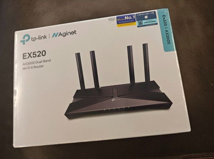 TP-Link EX520 AX3000 Dual Band WiFi 6 Router BRAND NEW SEALED IN BOX ...